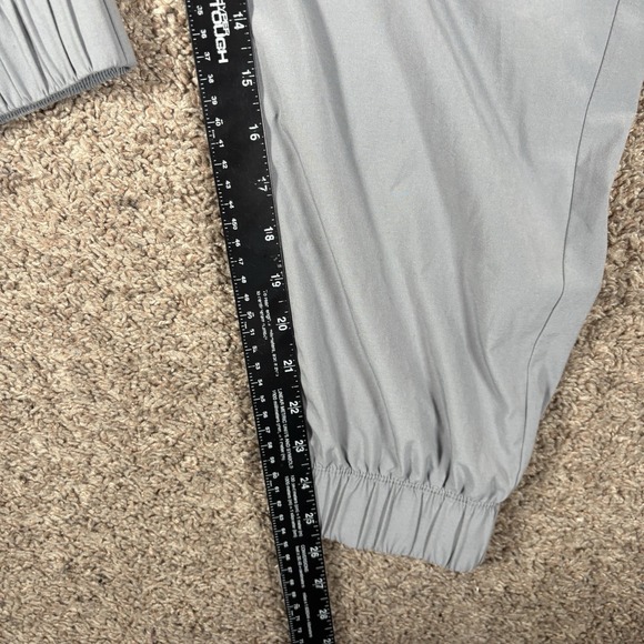 Vuori Joggers Womens Large Villa Lightweight Smocked High Waisted Gray - Picture 3 of 6